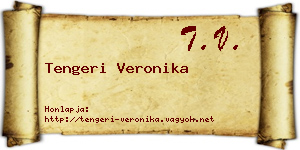 Tengeri Veronika névjegykártya
